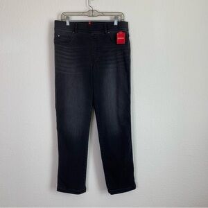 Spanx Womens vintage black straight leg jeans L NWT